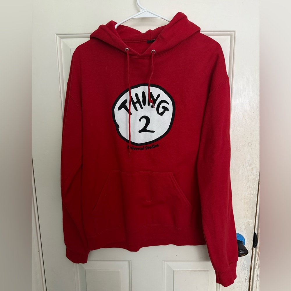 Red “Thing 2” Hoodie